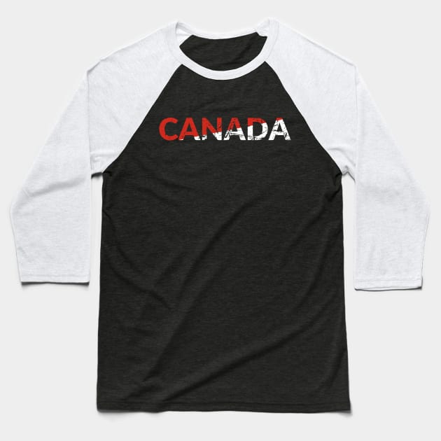 Canada Baseball T-Shirt by GR-ART